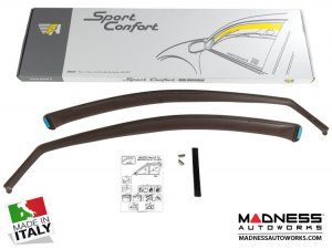 Mercedes Benz GLA Side Window Air Deflectors by Farad - (2013+)